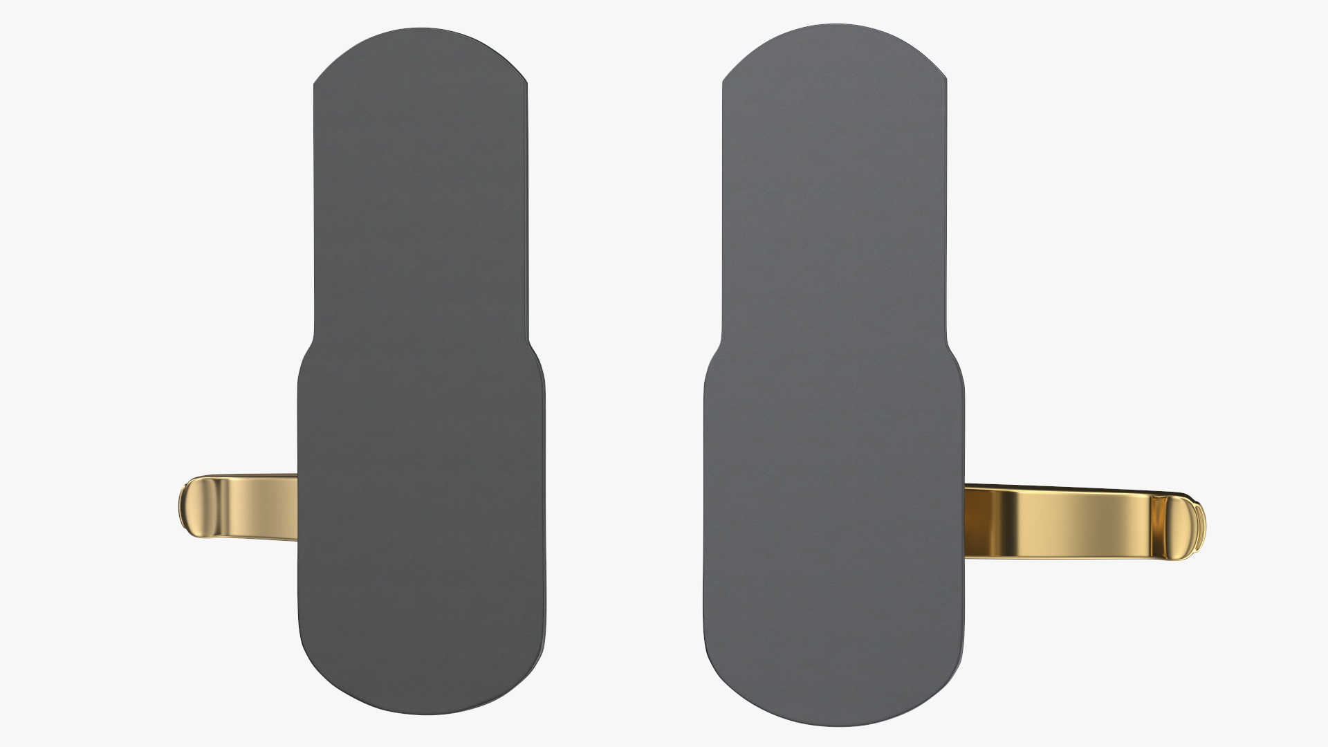 3D Push Button Door Lock Gold