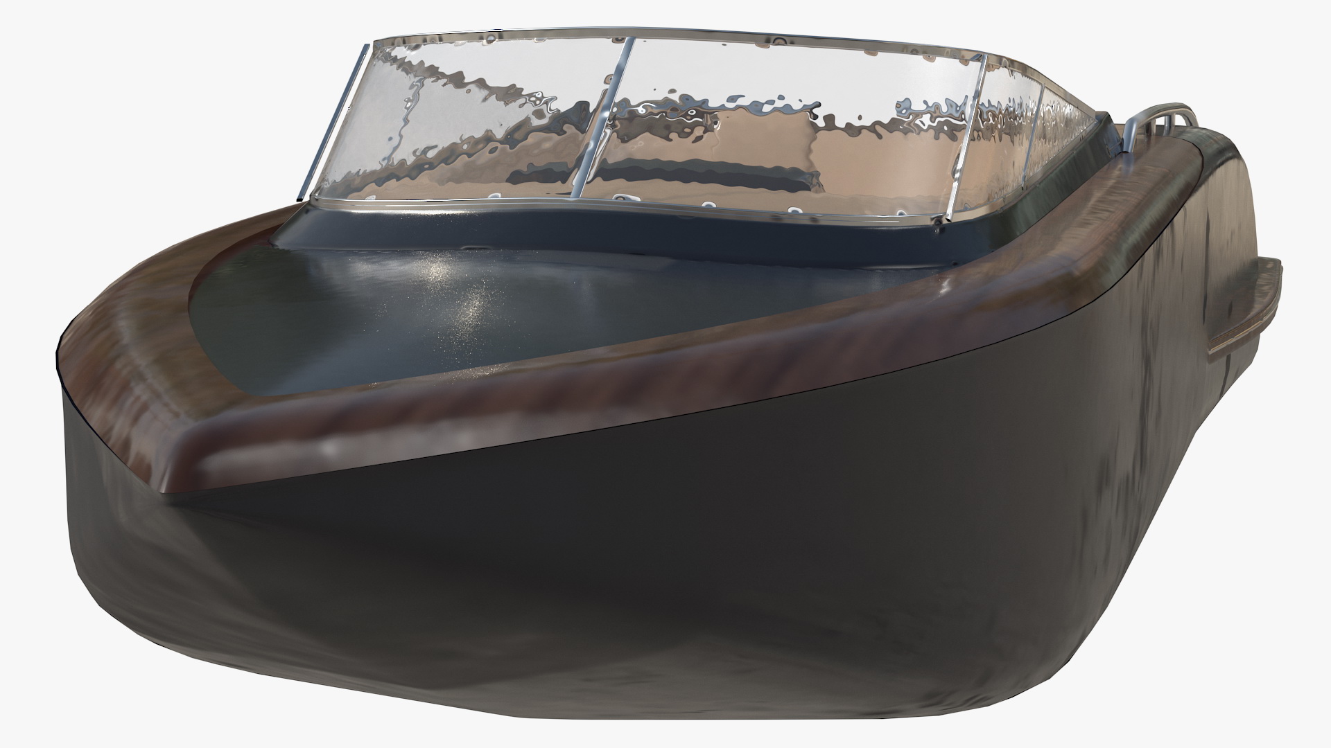 3D Boat Crane Lifting Motorboat model