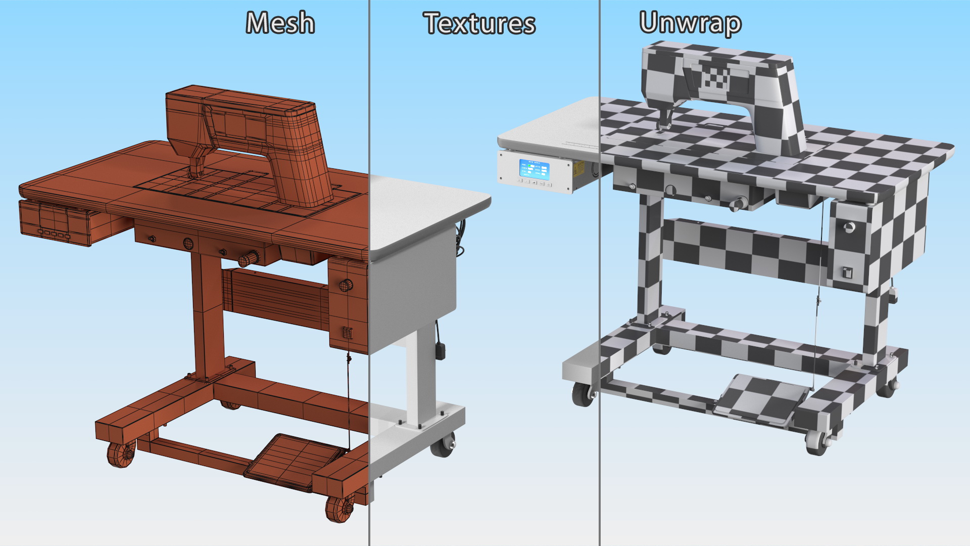 3D Commercial Ultrasonic Sewing Machine