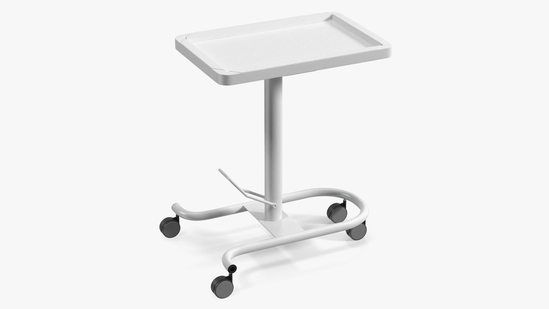 3D Hydraulic Mayo Table White