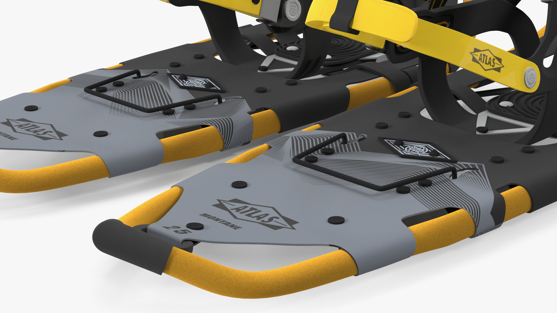 Snowshoes Atlas Yellow 3D