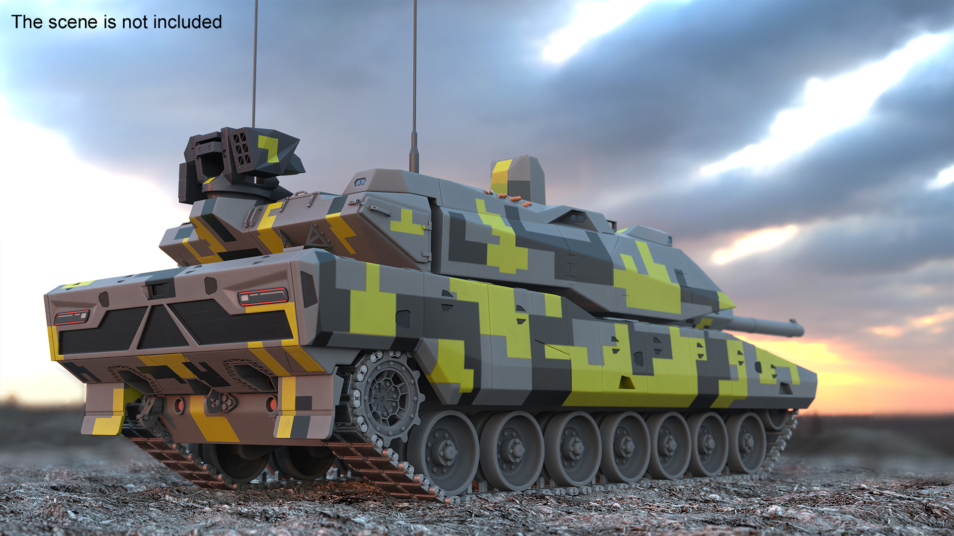 Next Gen German Main Battle Tank 3D