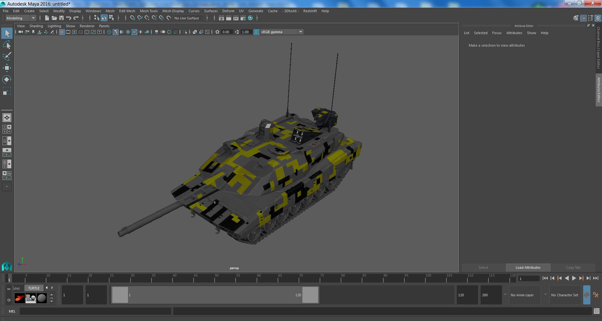 Next Gen German Main Battle Tank 3D