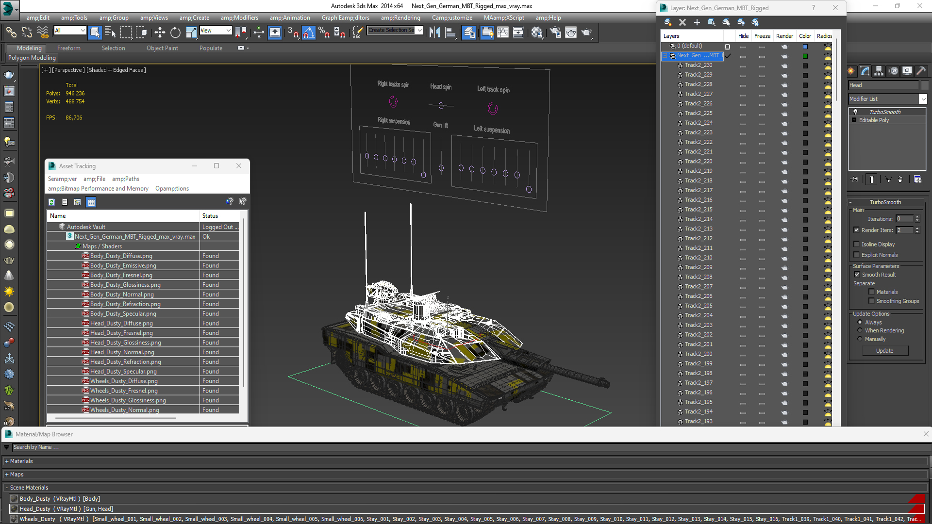 Next Gen German Main Battle Tank 3D