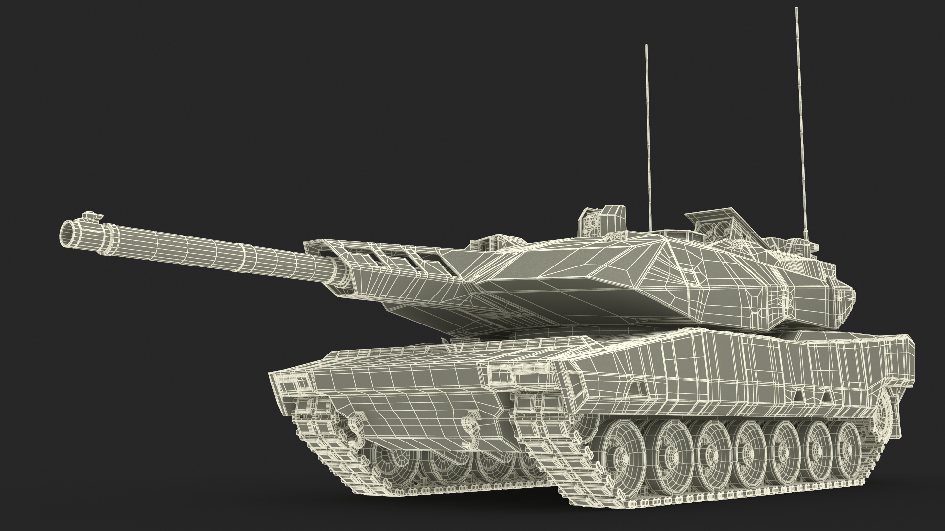 Next Gen German Main Battle Tank 3D