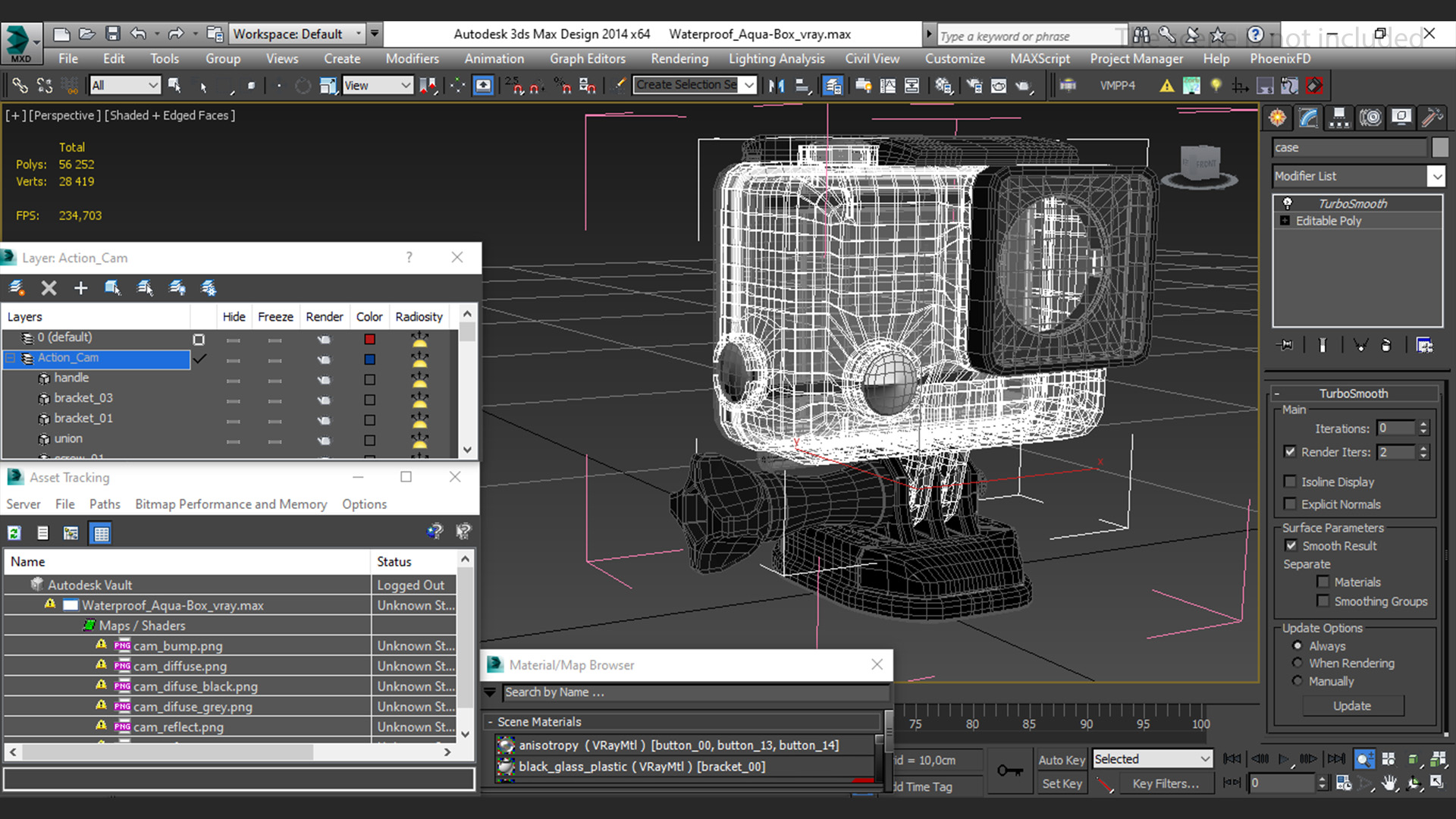 Waterproof Aqua-Box 3D model