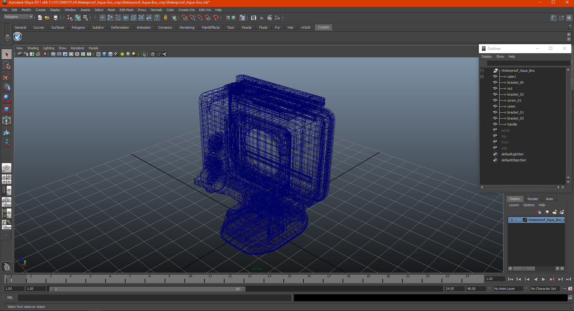 Waterproof Aqua-Box 3D model