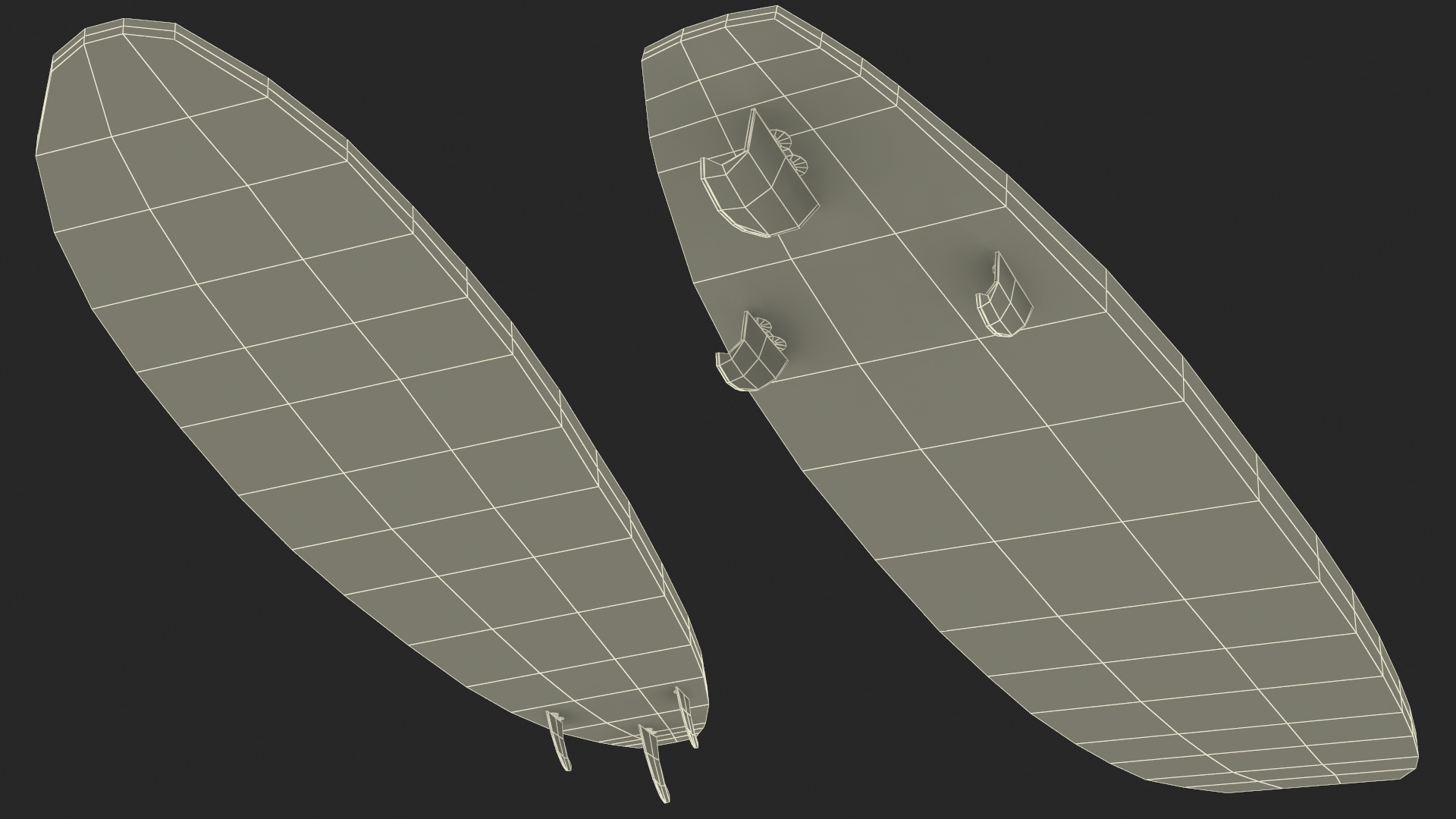 3D Hybrid Longboard Surfboard
