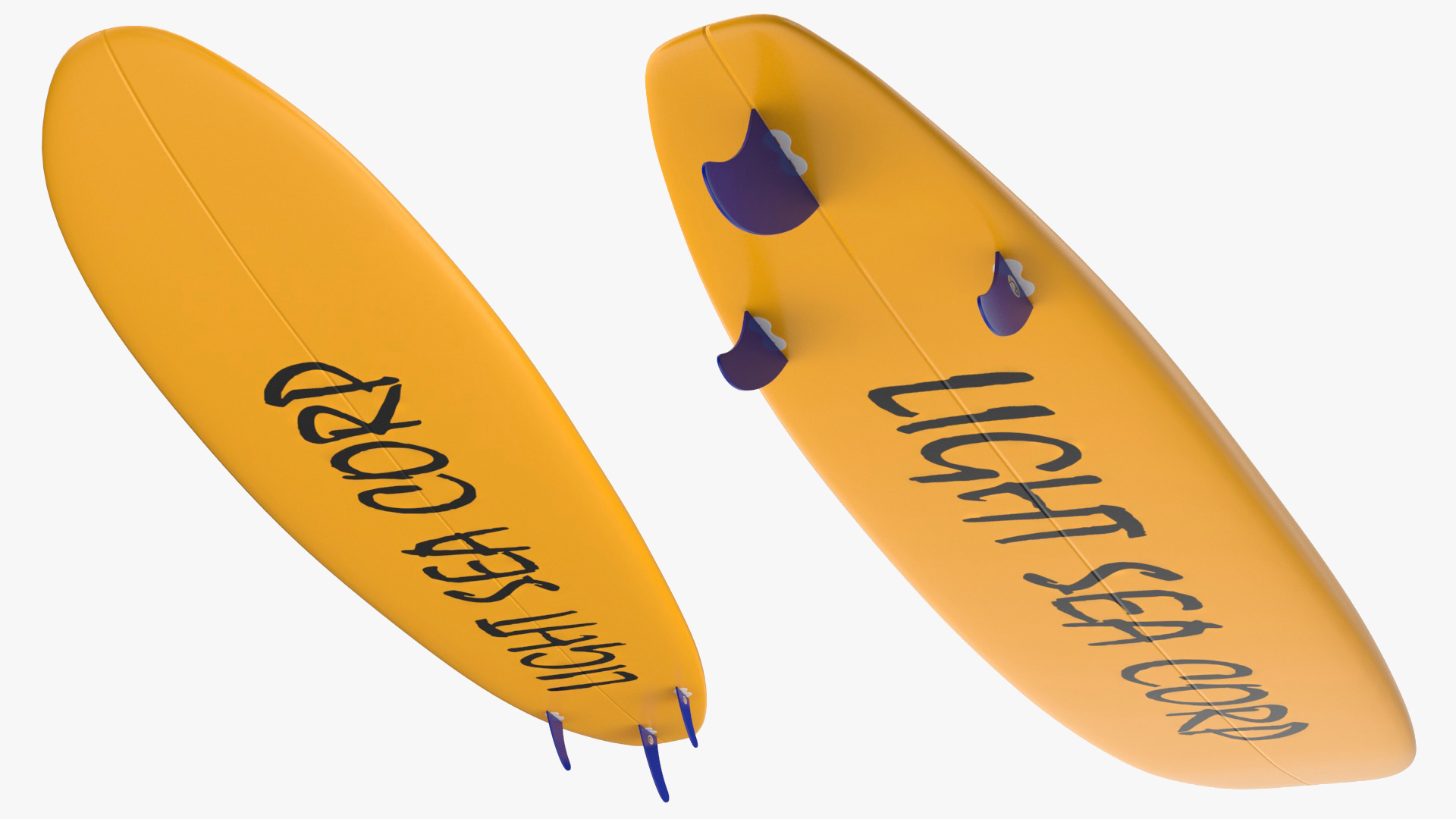 3D Hybrid Longboard Surfboard