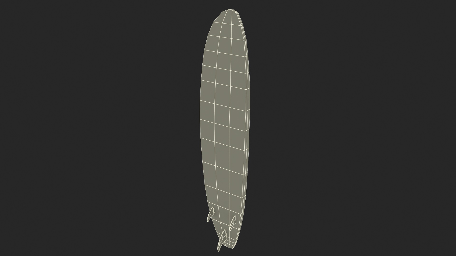 3D Hybrid Longboard Surfboard