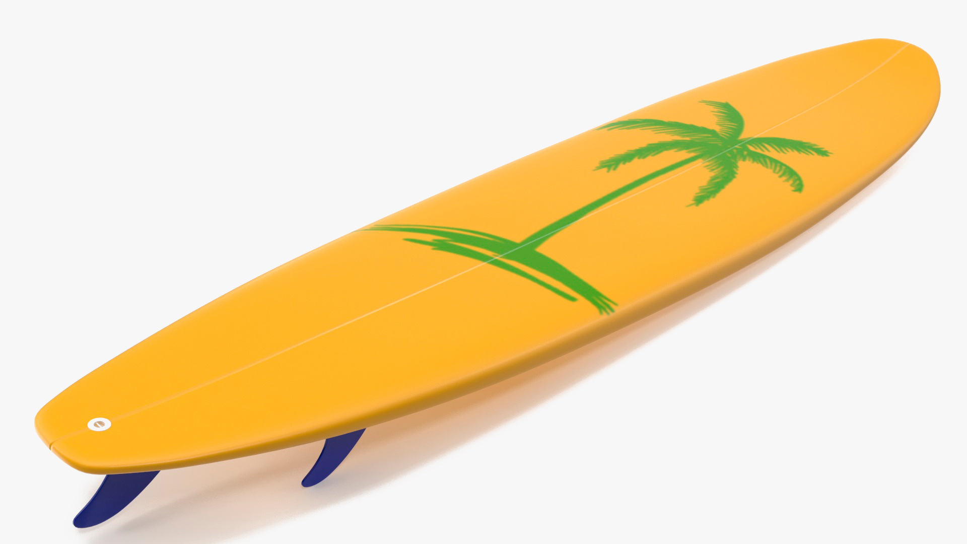 3D Hybrid Longboard Surfboard