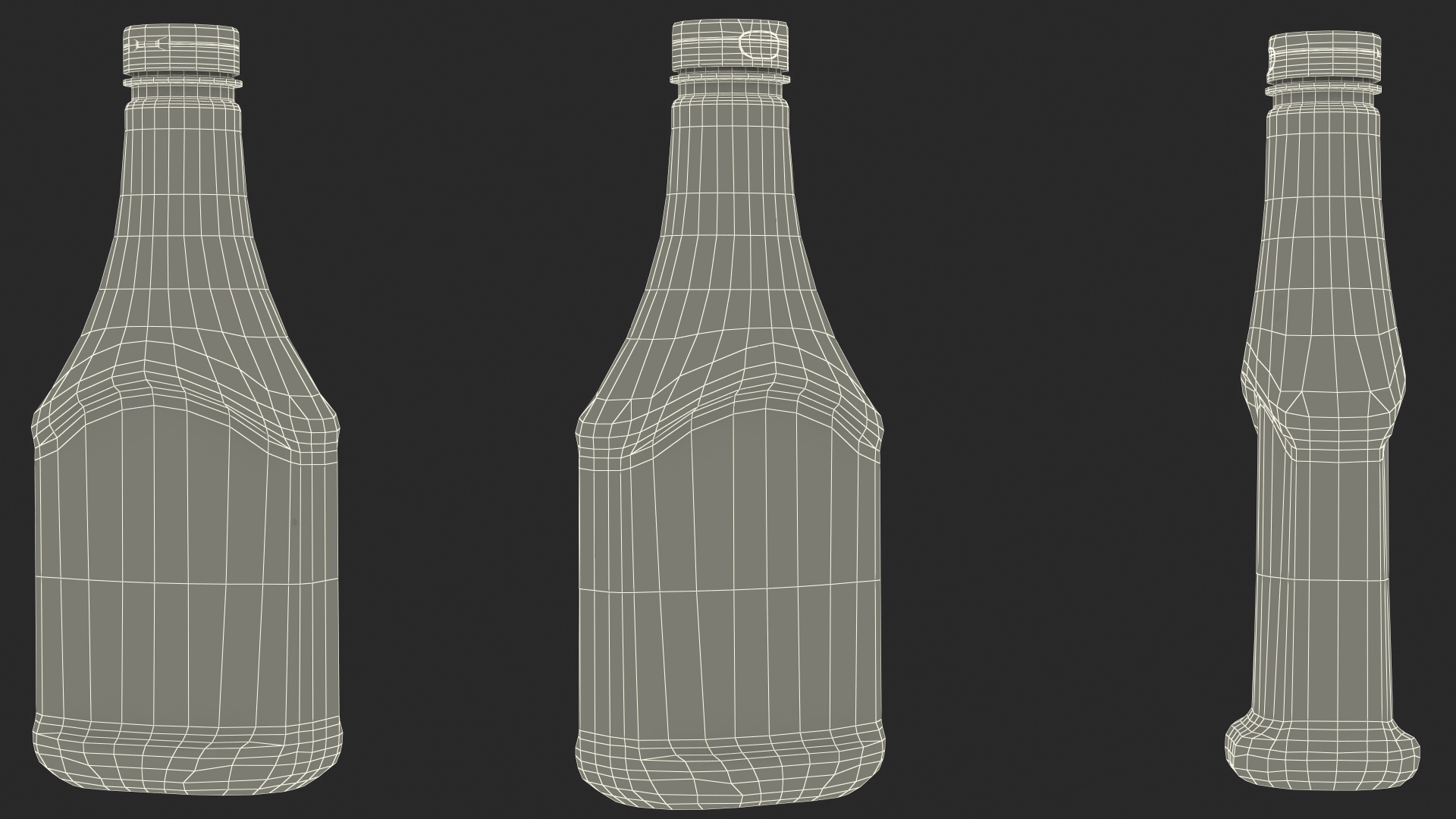 3D model Bottle of Hunts Tomato Ketchup