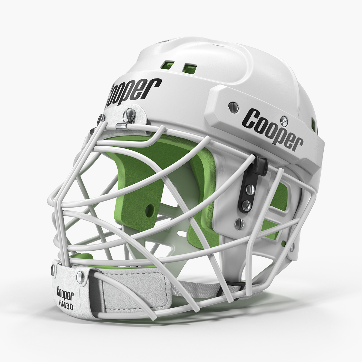Hockey Helmet Face Mask 3D Model, view 3