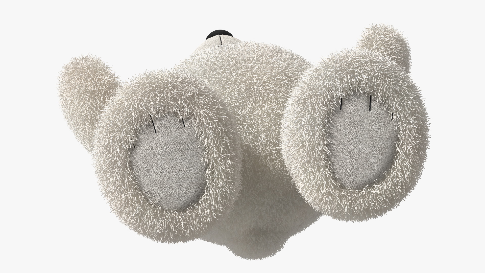 3D Teddy Bear Light Color Fur