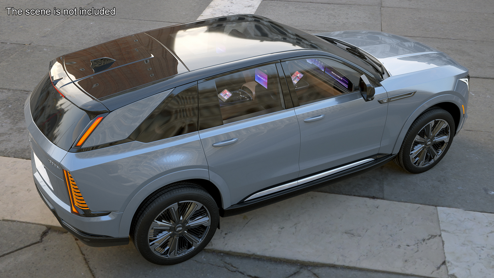 3D All Electric Cadillac Escalade 2025 IQ Flare Metallic model