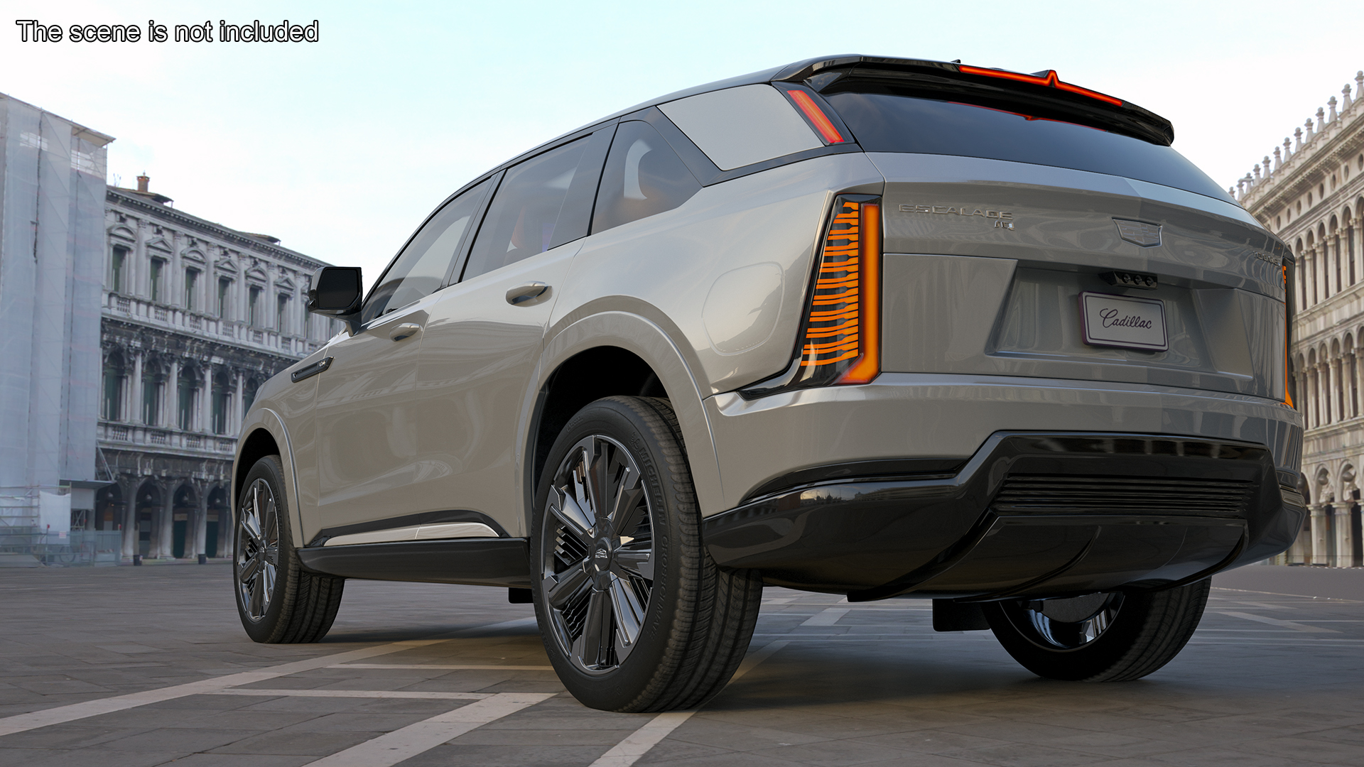 3D All Electric Cadillac Escalade 2025 IQ Flare Metallic model