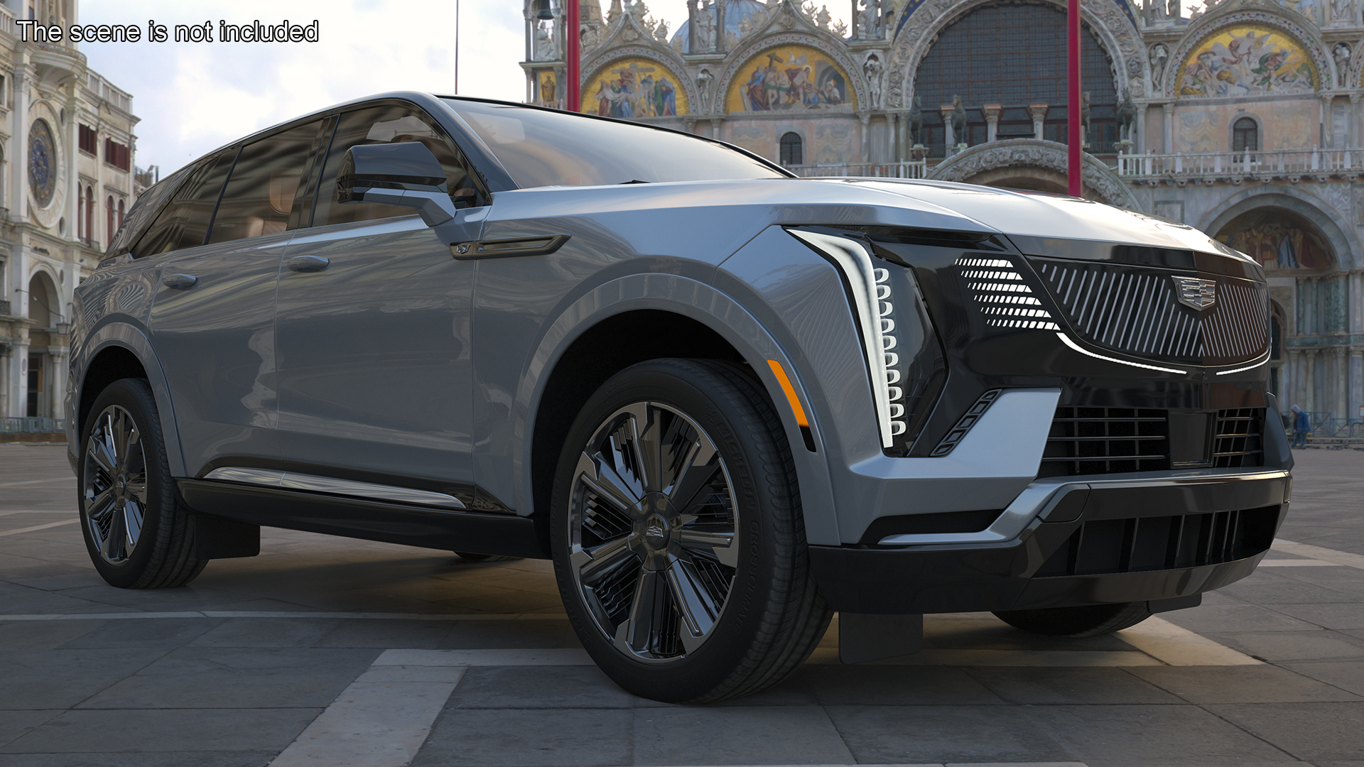 3D All Electric Cadillac Escalade 2025 IQ Flare Metallic model