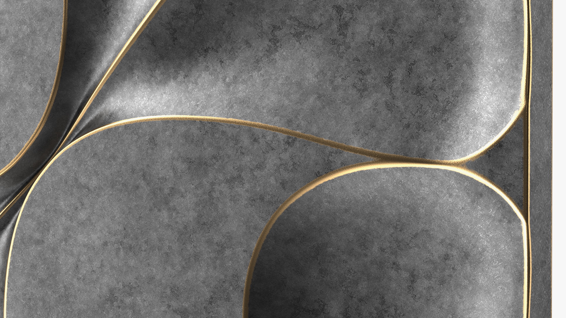 3D model 3D Wall Panel Drops Metal