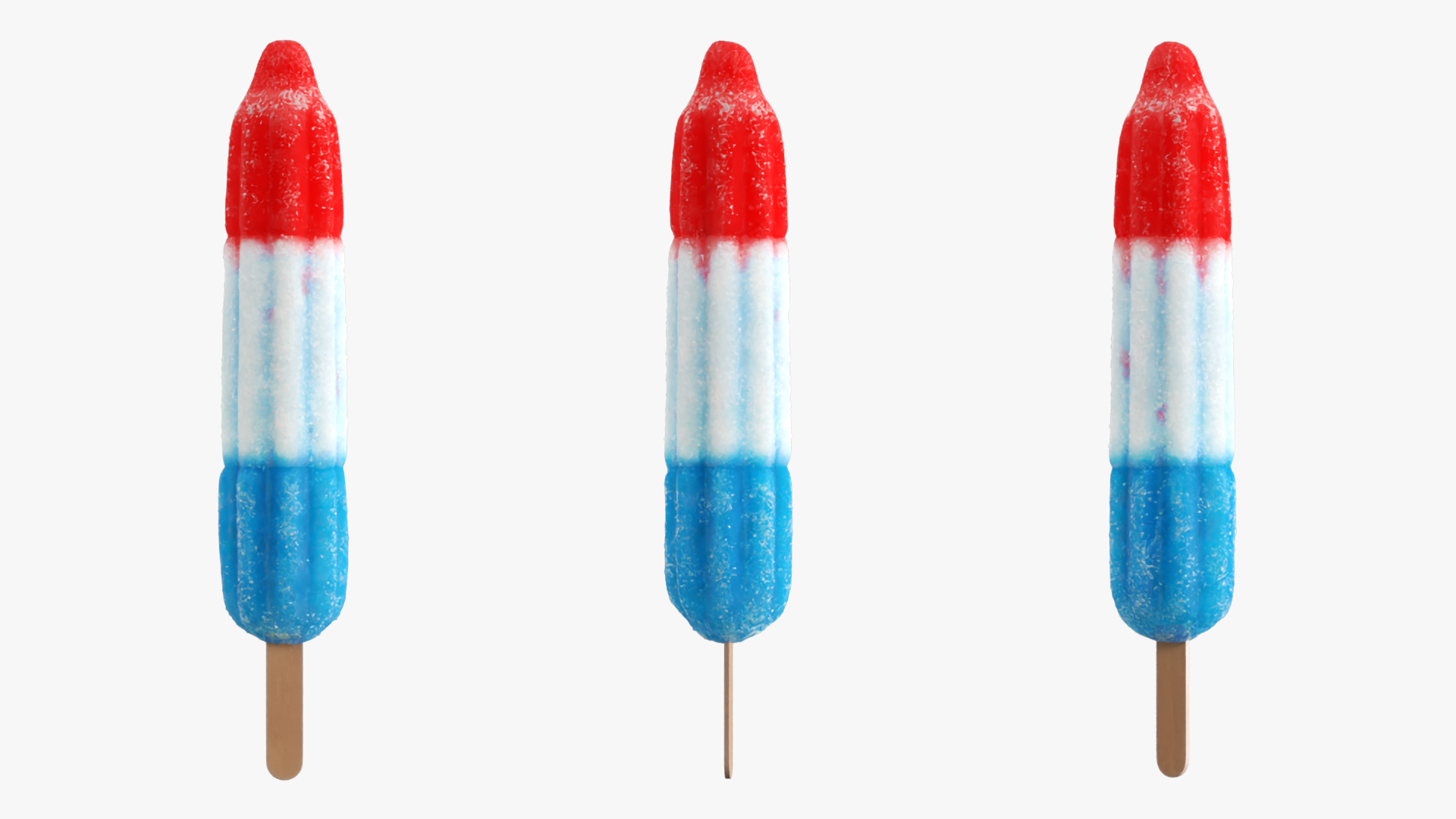 Bomb Pop Patriotic Frozen Fruit Ice Multicolor - view 3