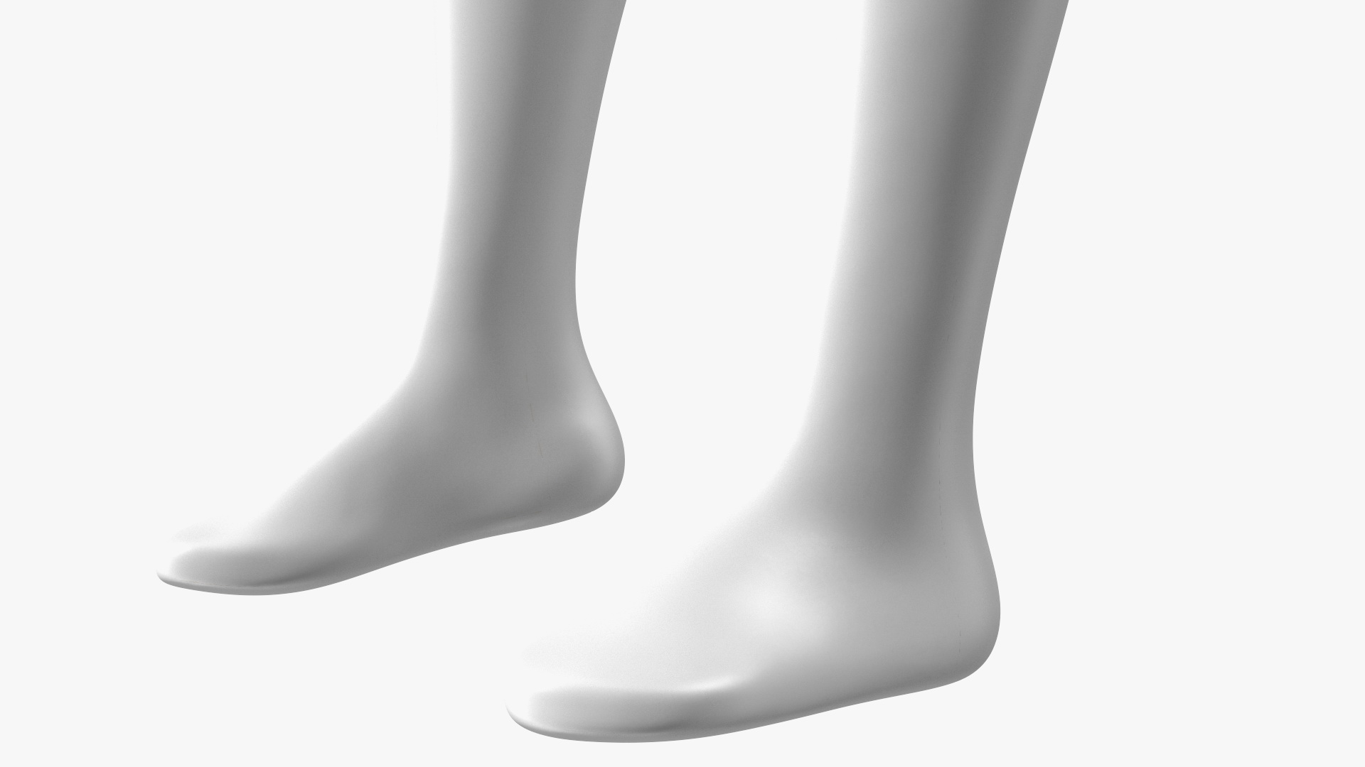 3D Flexible Child Mannequin Standing Pose model
