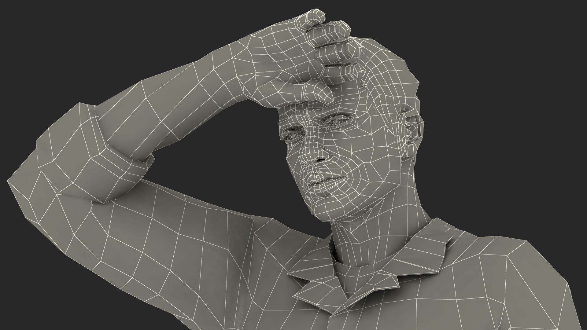 Carpenter Resting Pose 3D