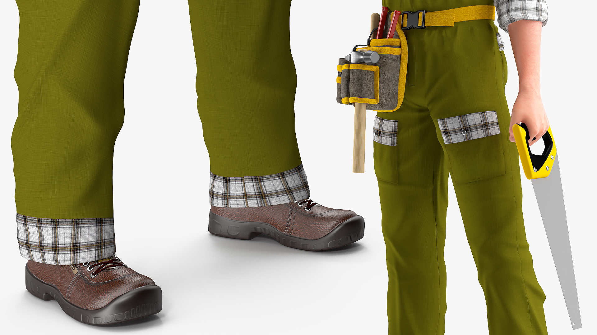Carpenter Resting Pose 3D