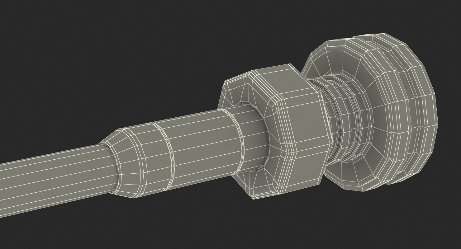 Sci Fi Anodized Piston 6 3D model