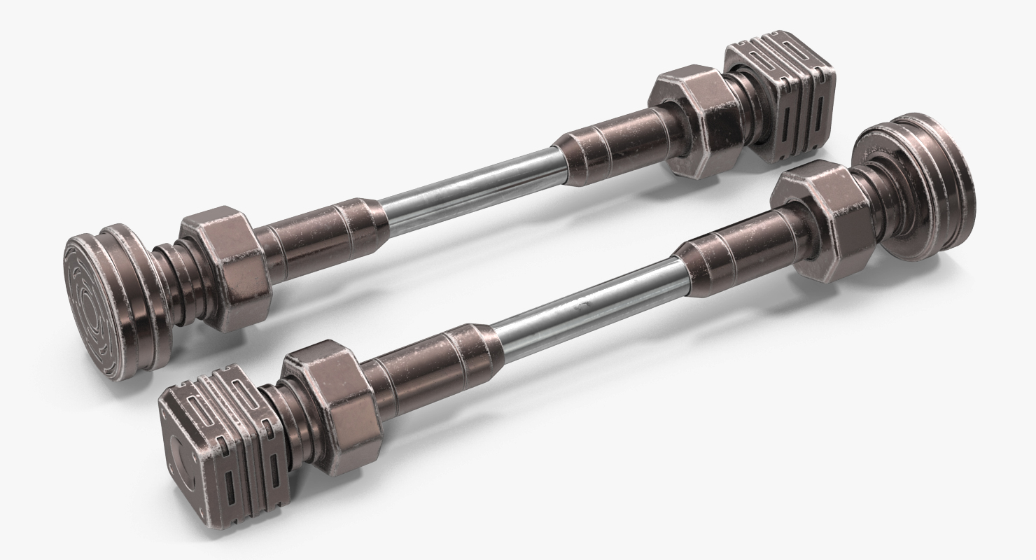 Sci Fi Anodized Piston 6 3D model