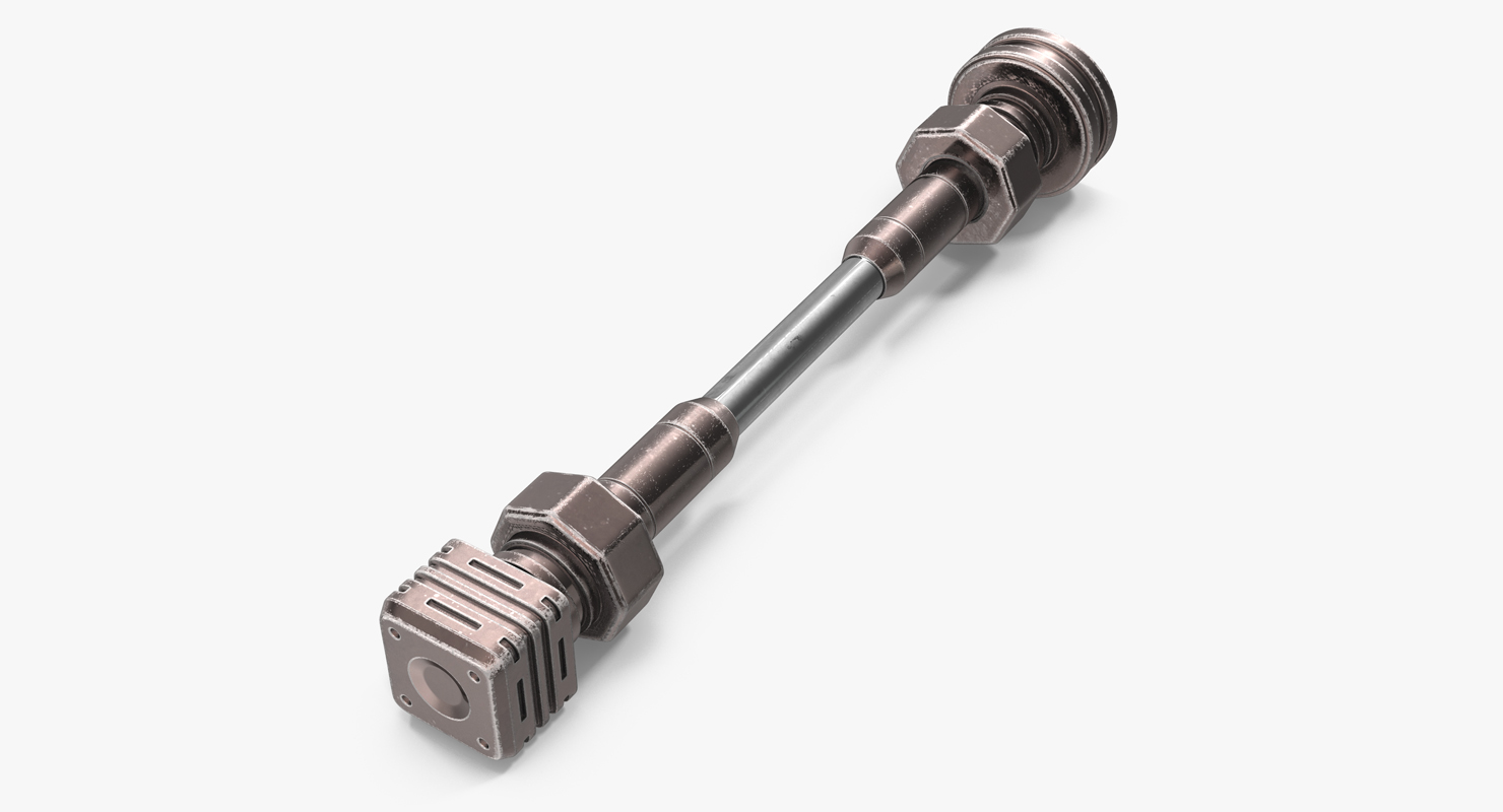 Sci Fi Anodized Piston 6 3D model