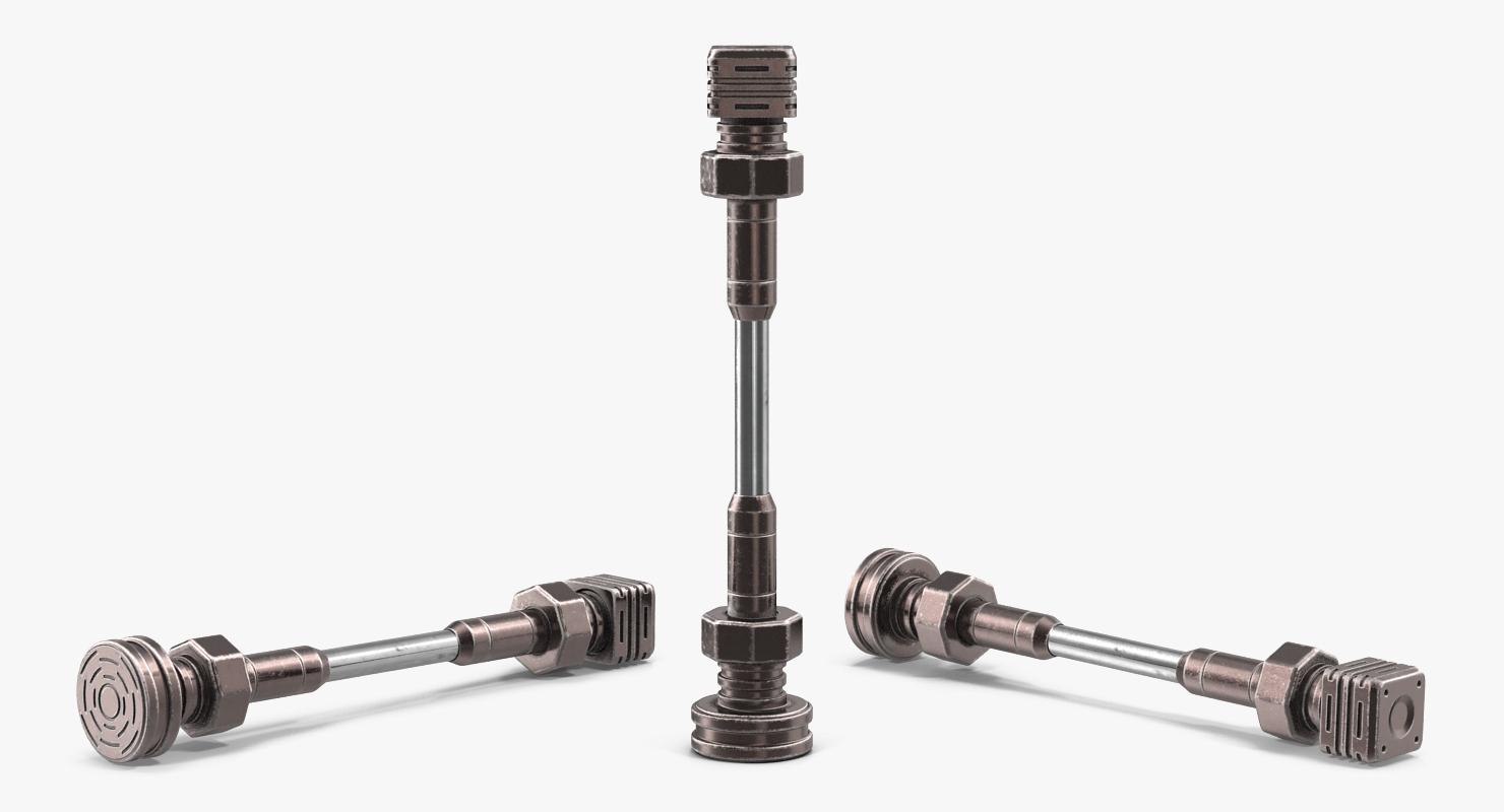 Sci Fi Anodized Piston 6 3D model