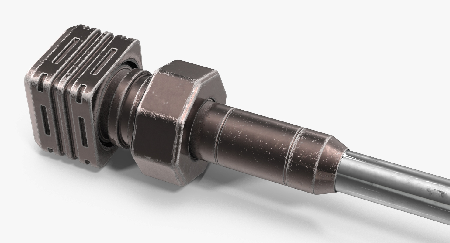 Sci Fi Anodized Piston 6 3D model