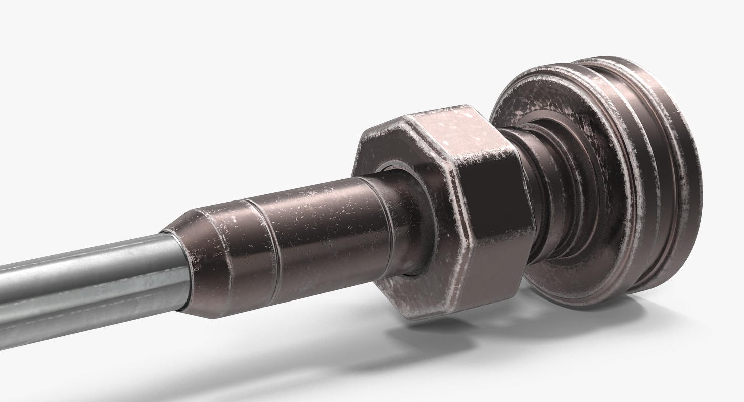 Sci Fi Anodized Piston 6 3D model