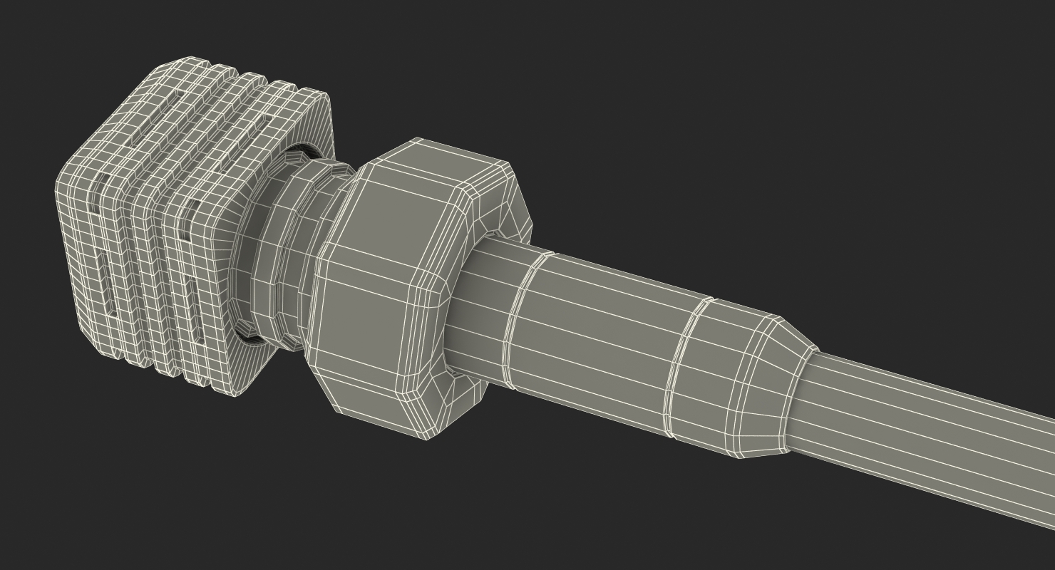 Sci Fi Anodized Piston 6 3D model