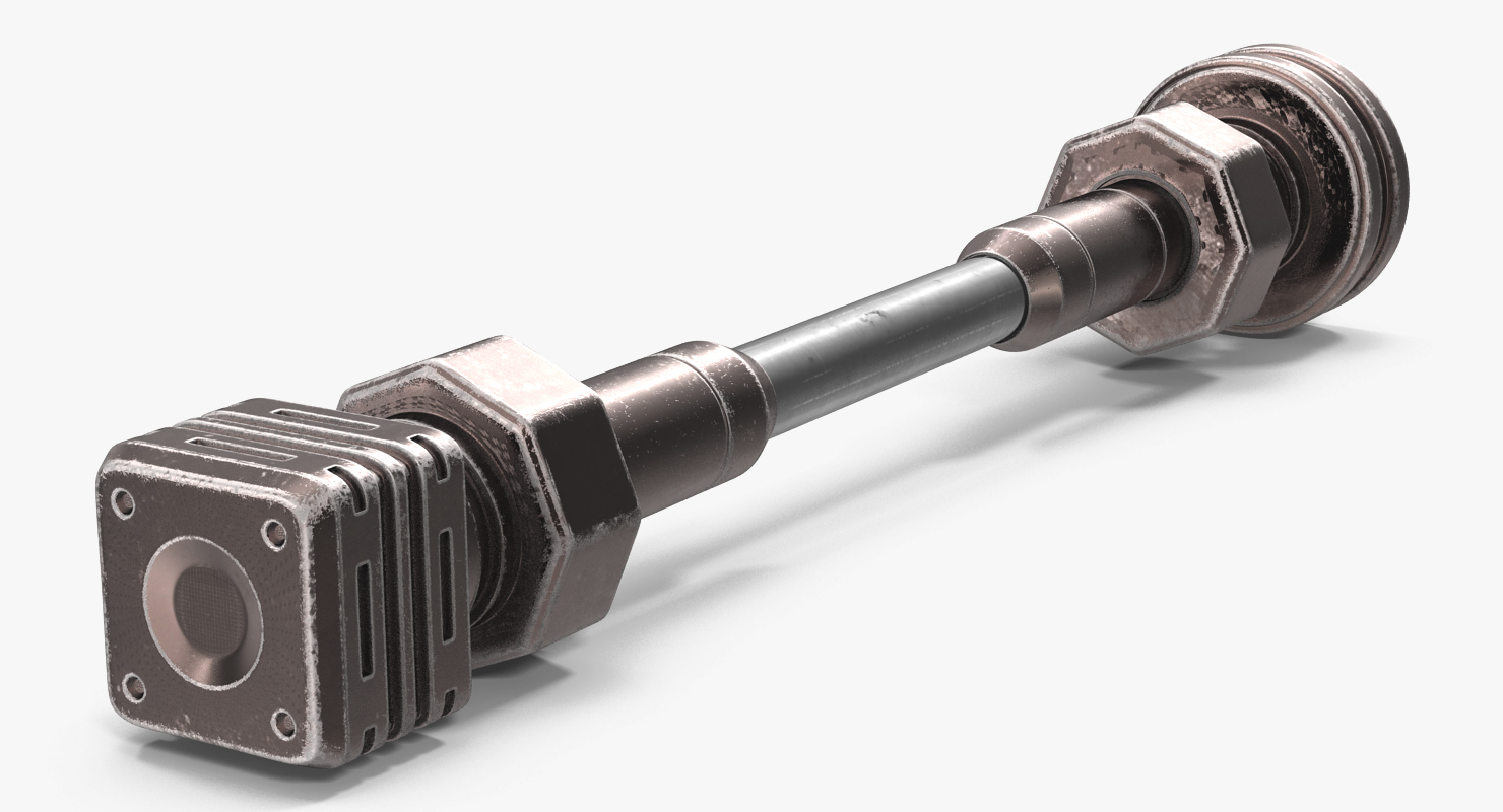 Sci Fi Anodized Piston 6 3D model