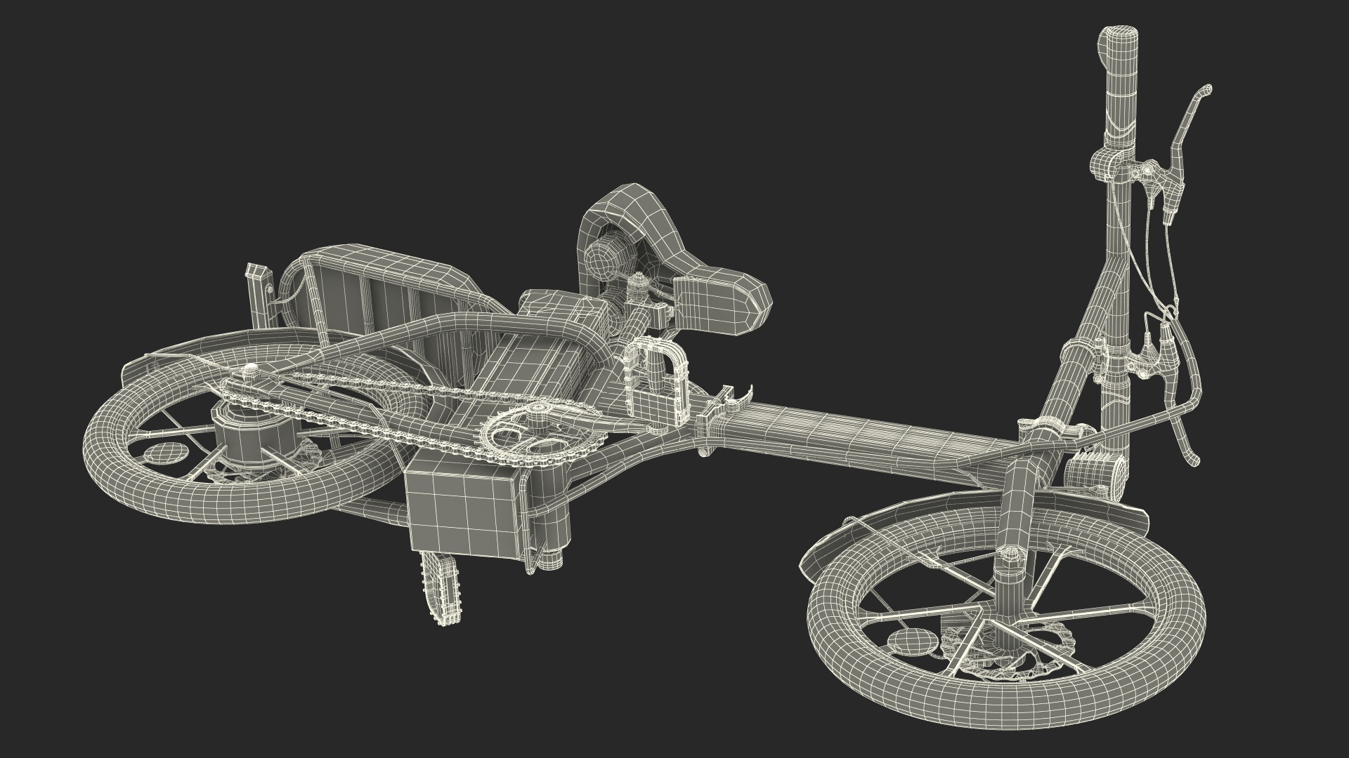 3D Colorway Electric Bike Black model