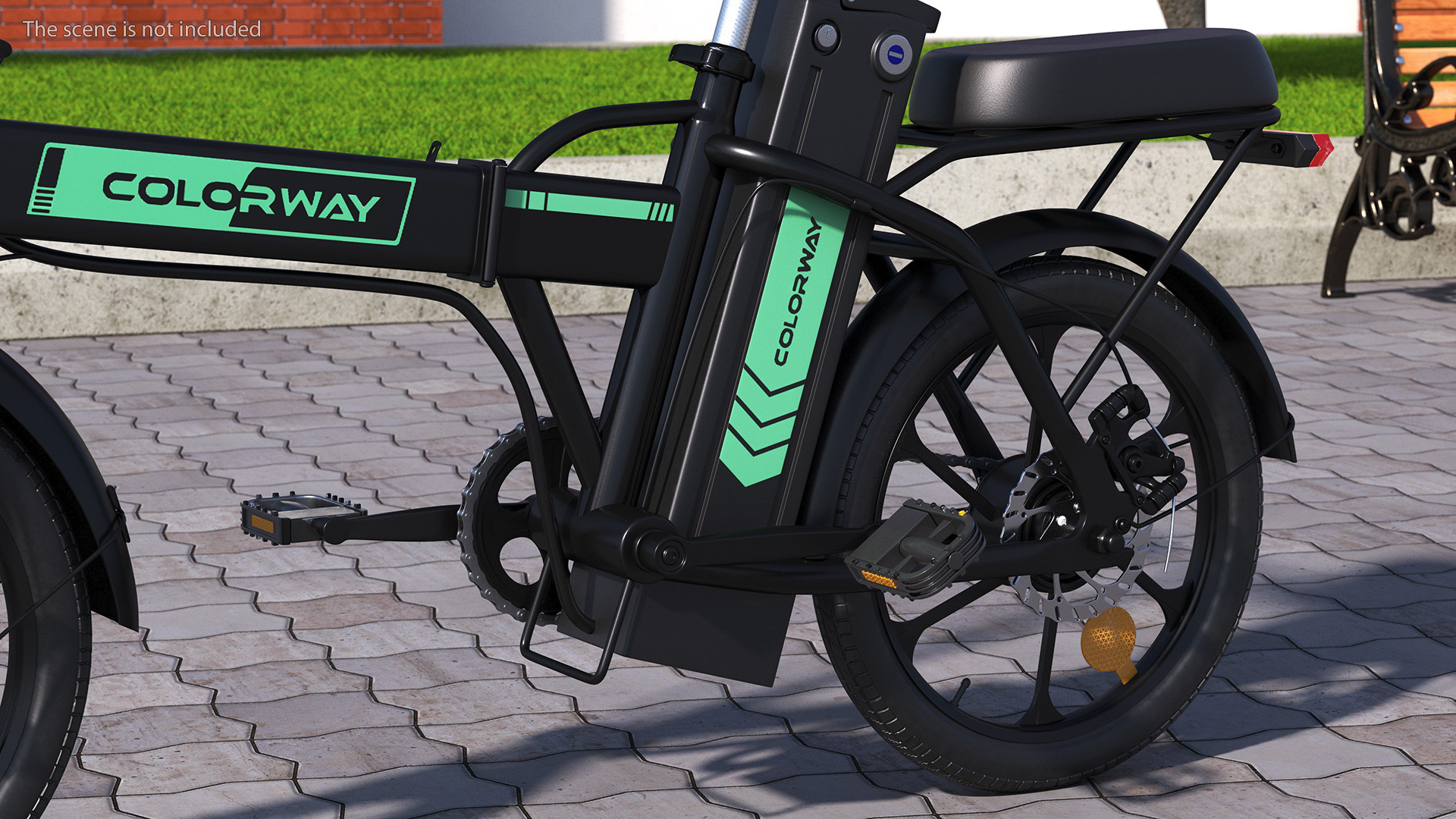 3D Colorway Electric Bike Black model