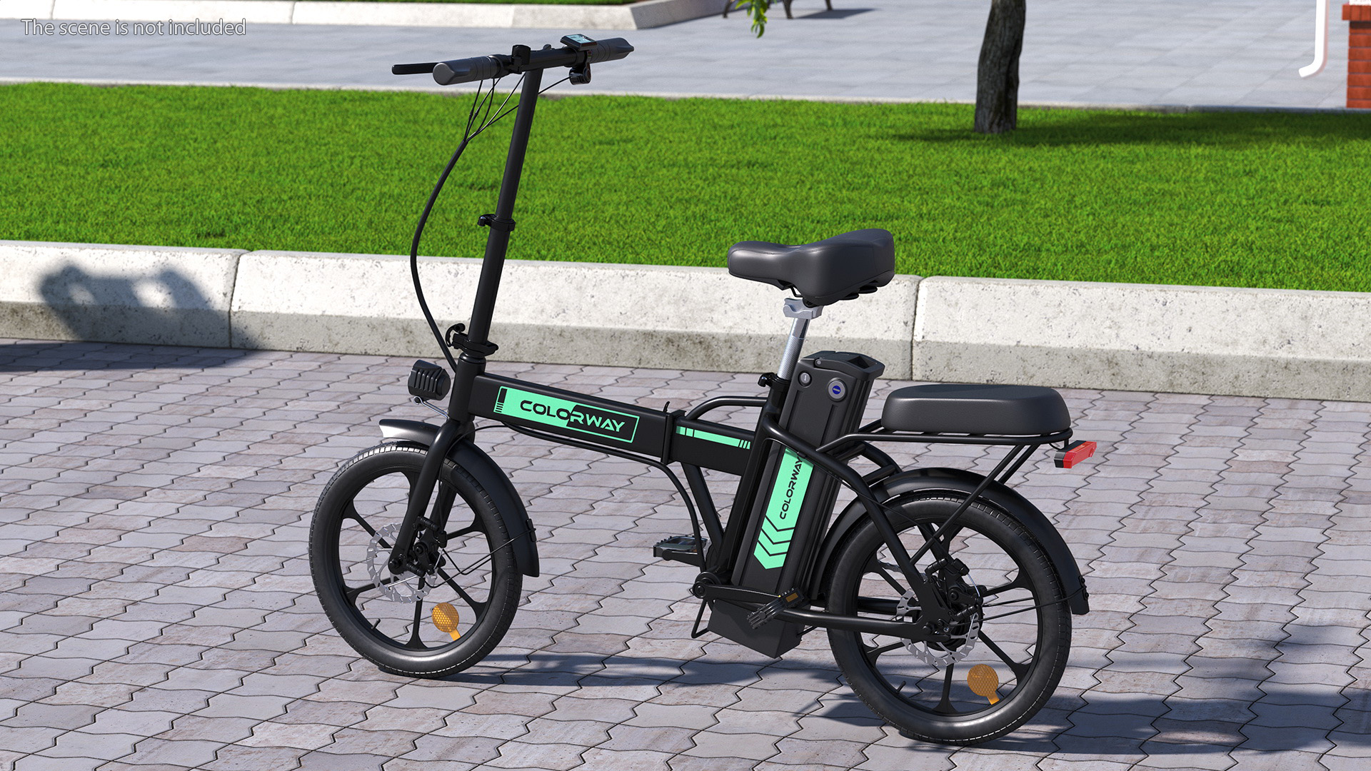 3D Colorway Electric Bike Black model