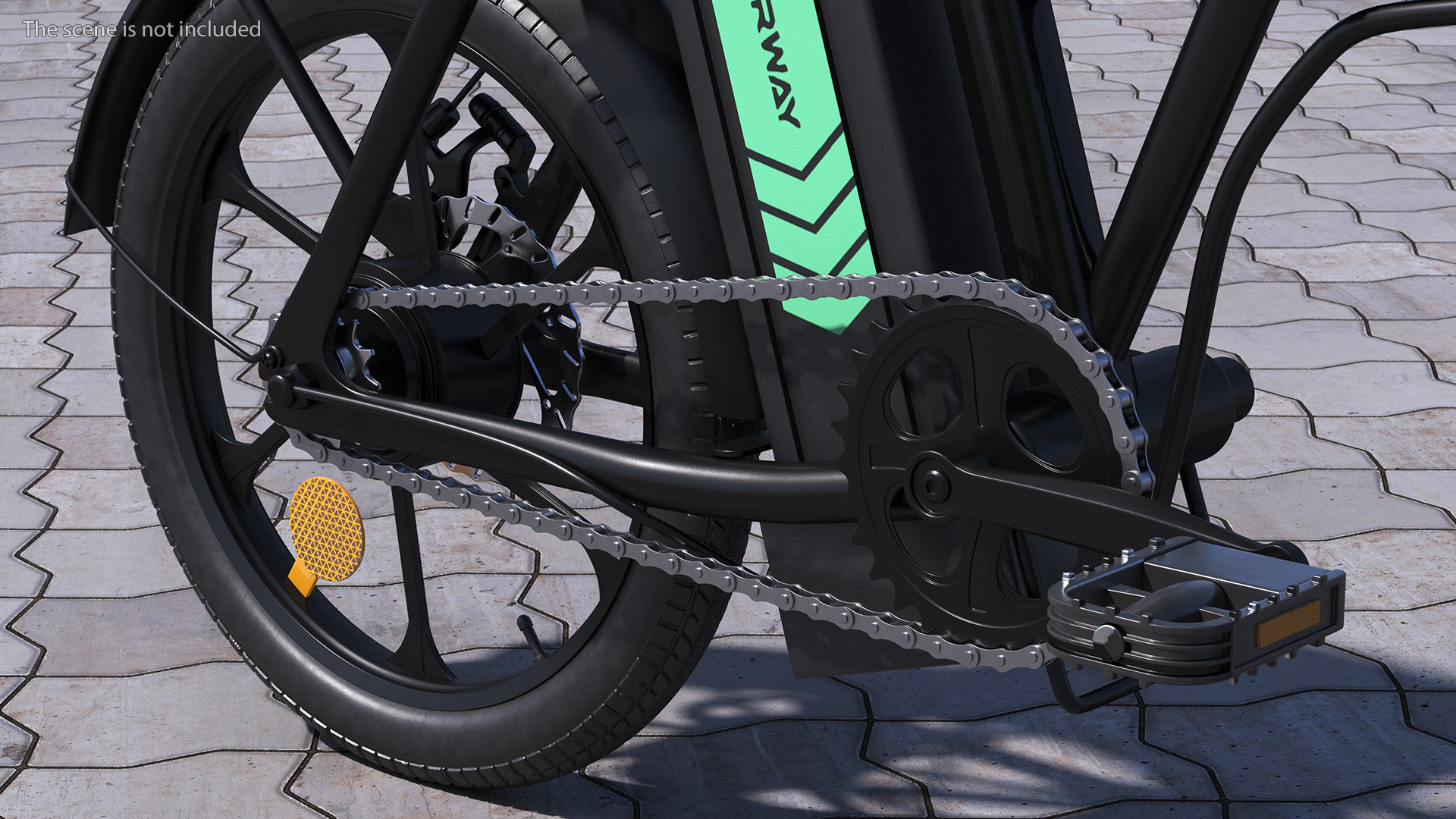 3D Colorway Electric Bike Black model