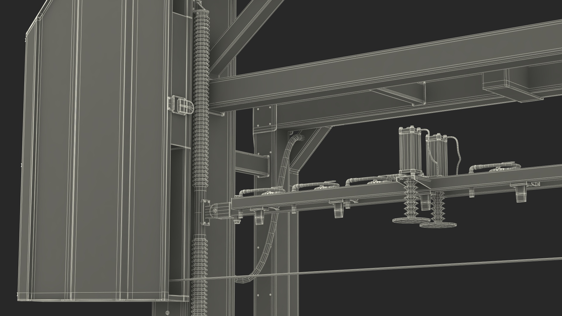 3D model Concrete Cutting with Wire Saw