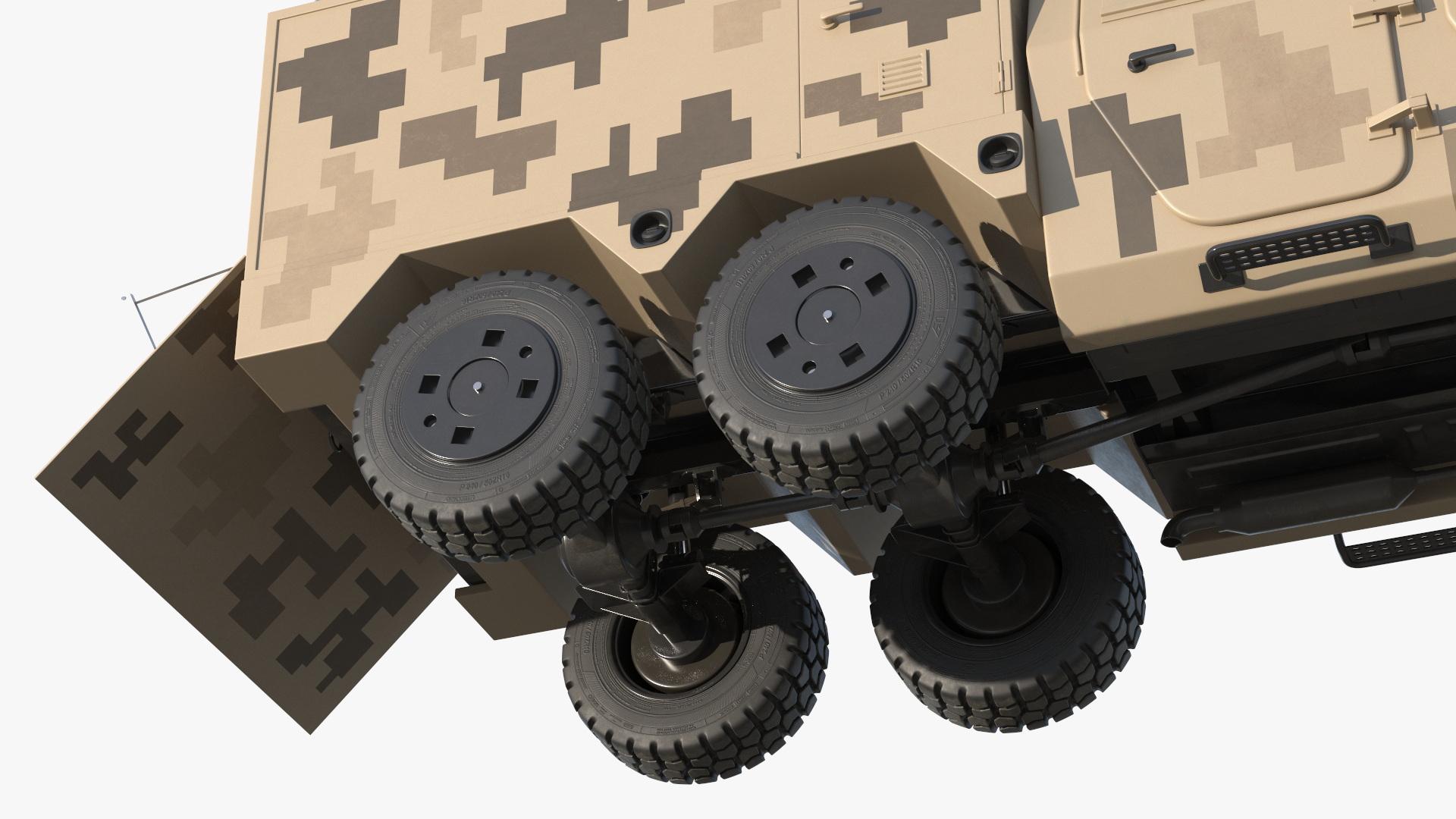 Tactical UAV Launch Vehicle with Drone Simplified - view 4