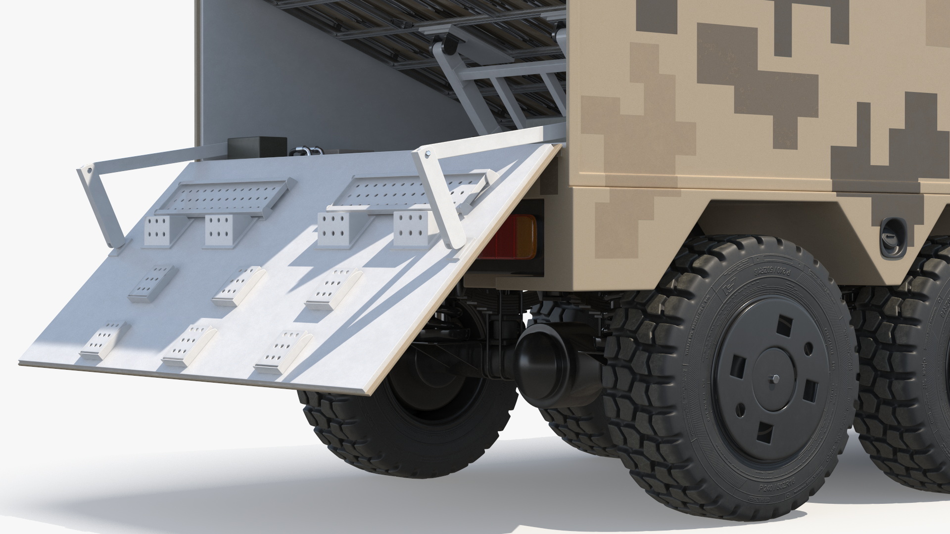 Tactical UAV Launch Vehicle with Drone Simplified - view 7