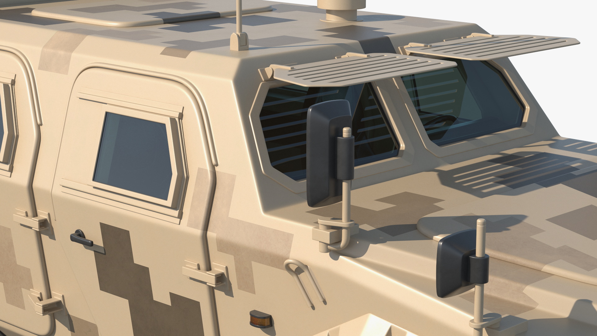 Tactical UAV Launch Vehicle with Drone Simplified - view 6