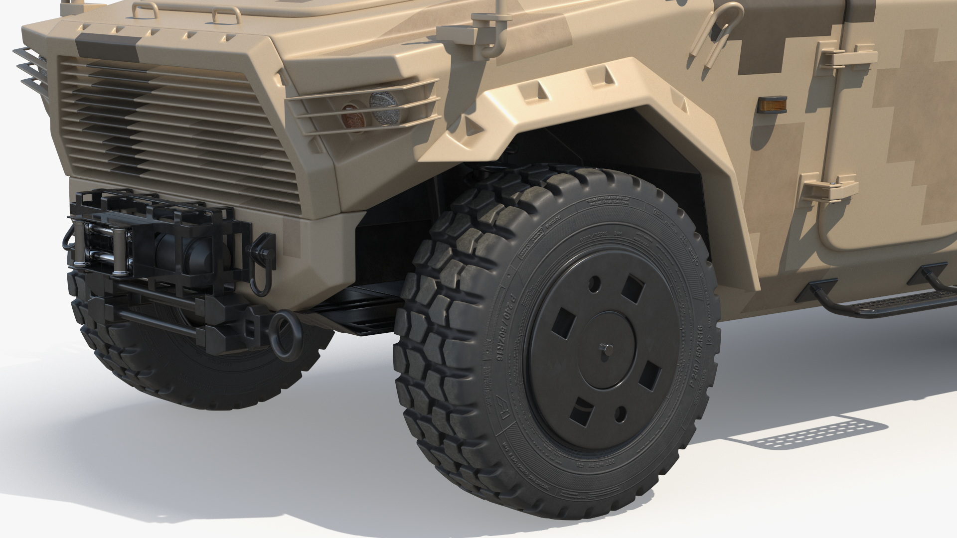 Tactical UAV Launch Vehicle with Drone Simplified - view 5