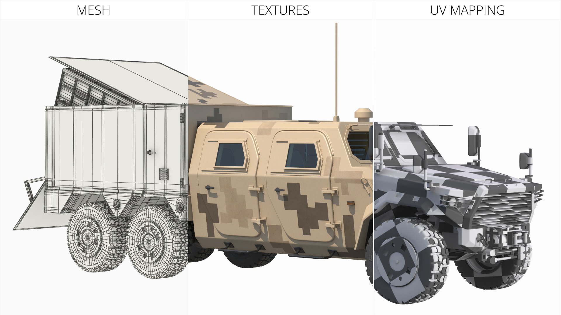 Tactical UAV Launch Vehicle with Drone Simplified - view 11