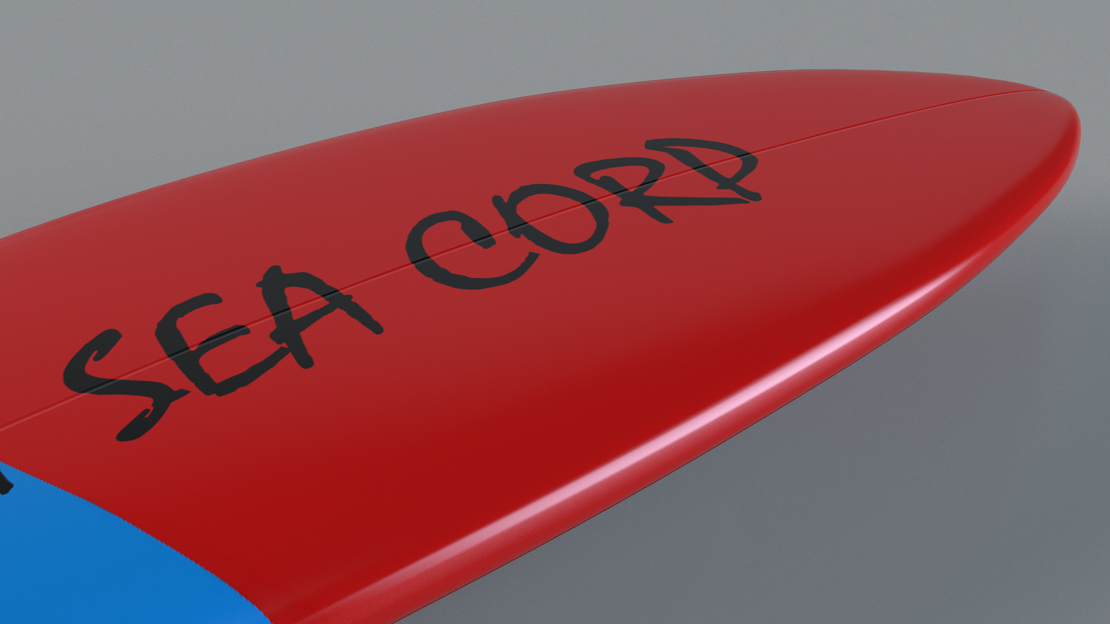 Surfboard Fish Tail 3D model