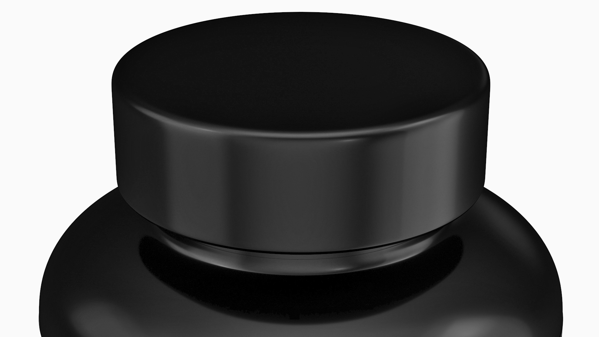 Plastic Jar Mockup Green 3D model