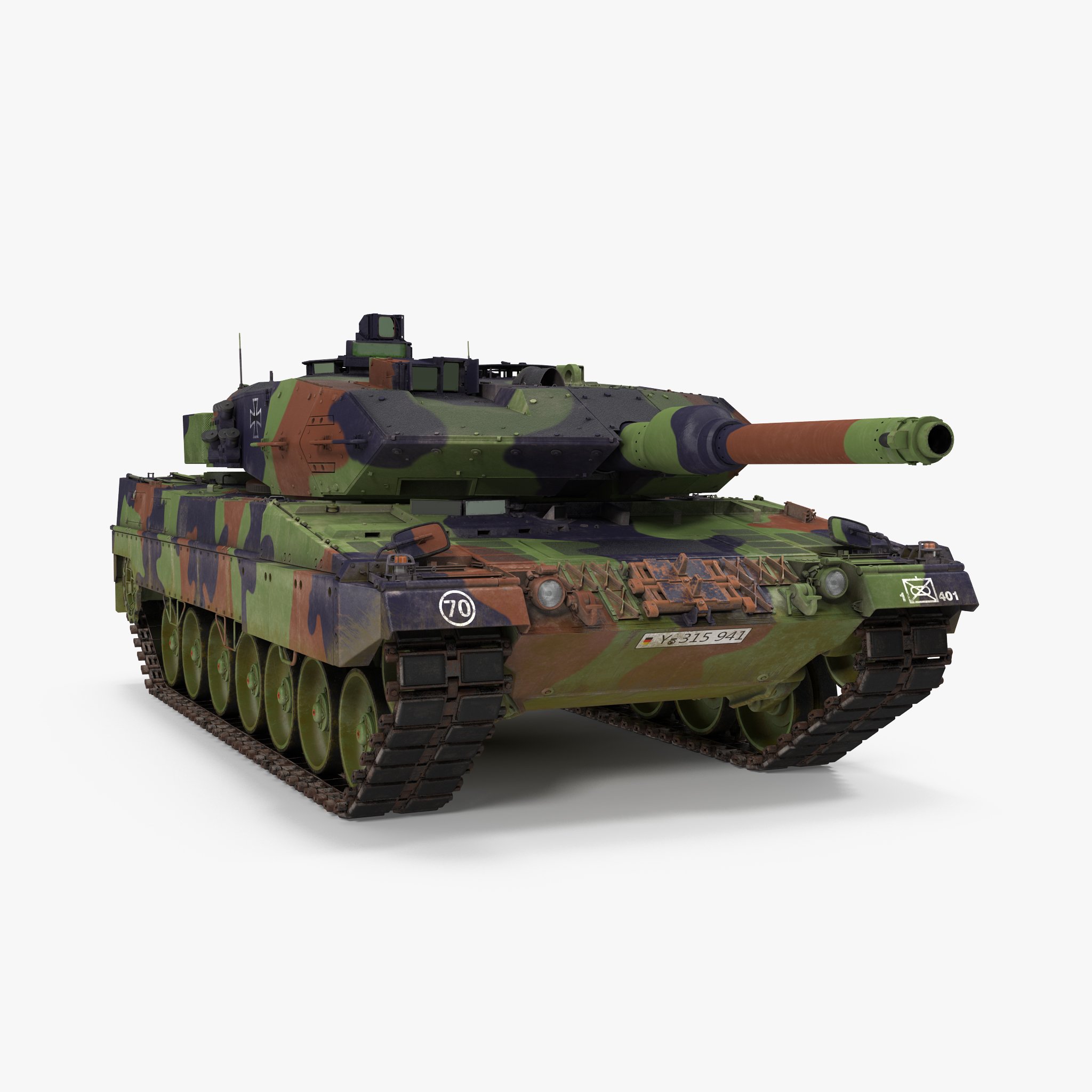 German Battle Tank Leopard 2A5, view 5