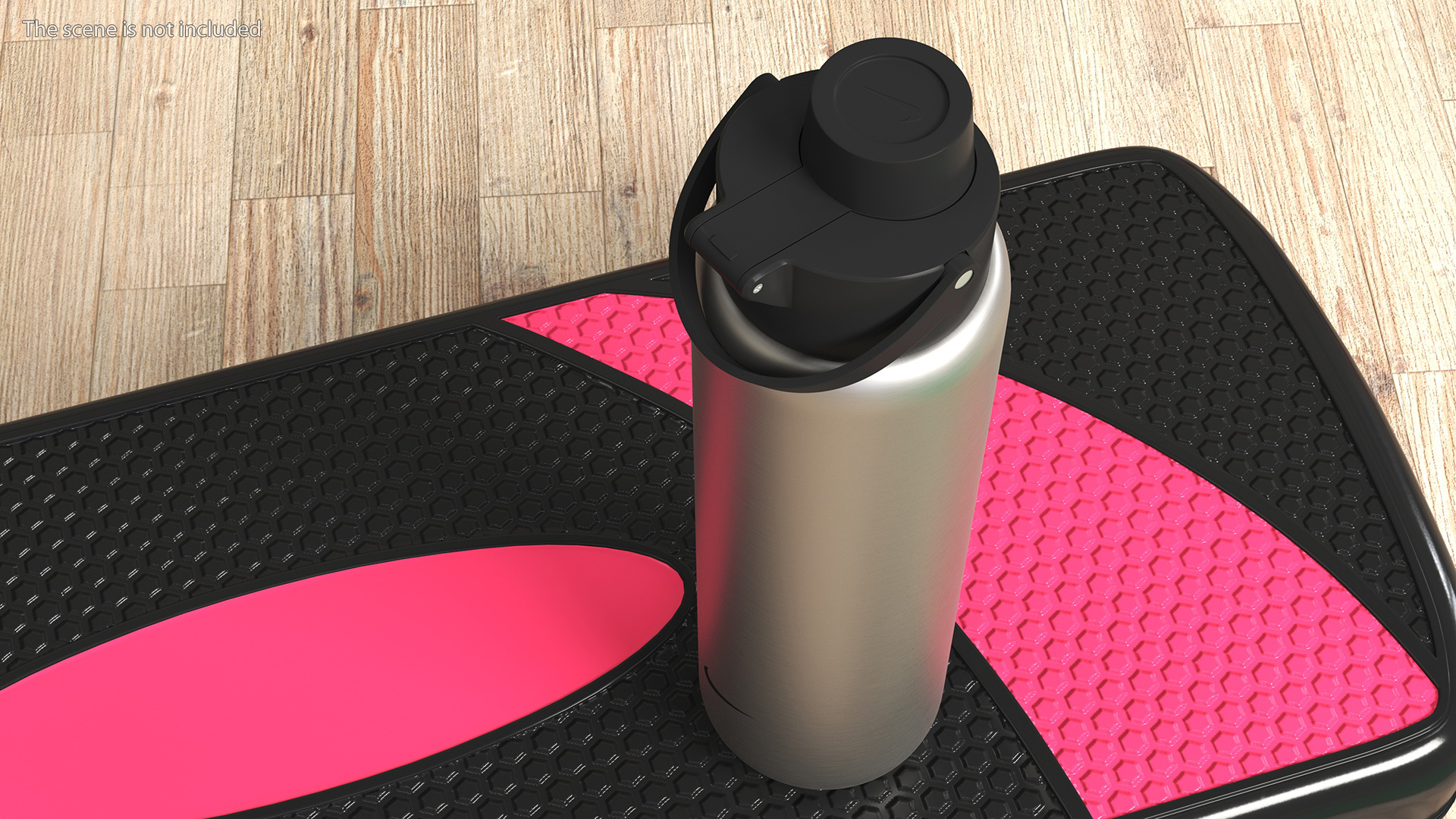 3D Nike Drinking Bottle Silver Close model