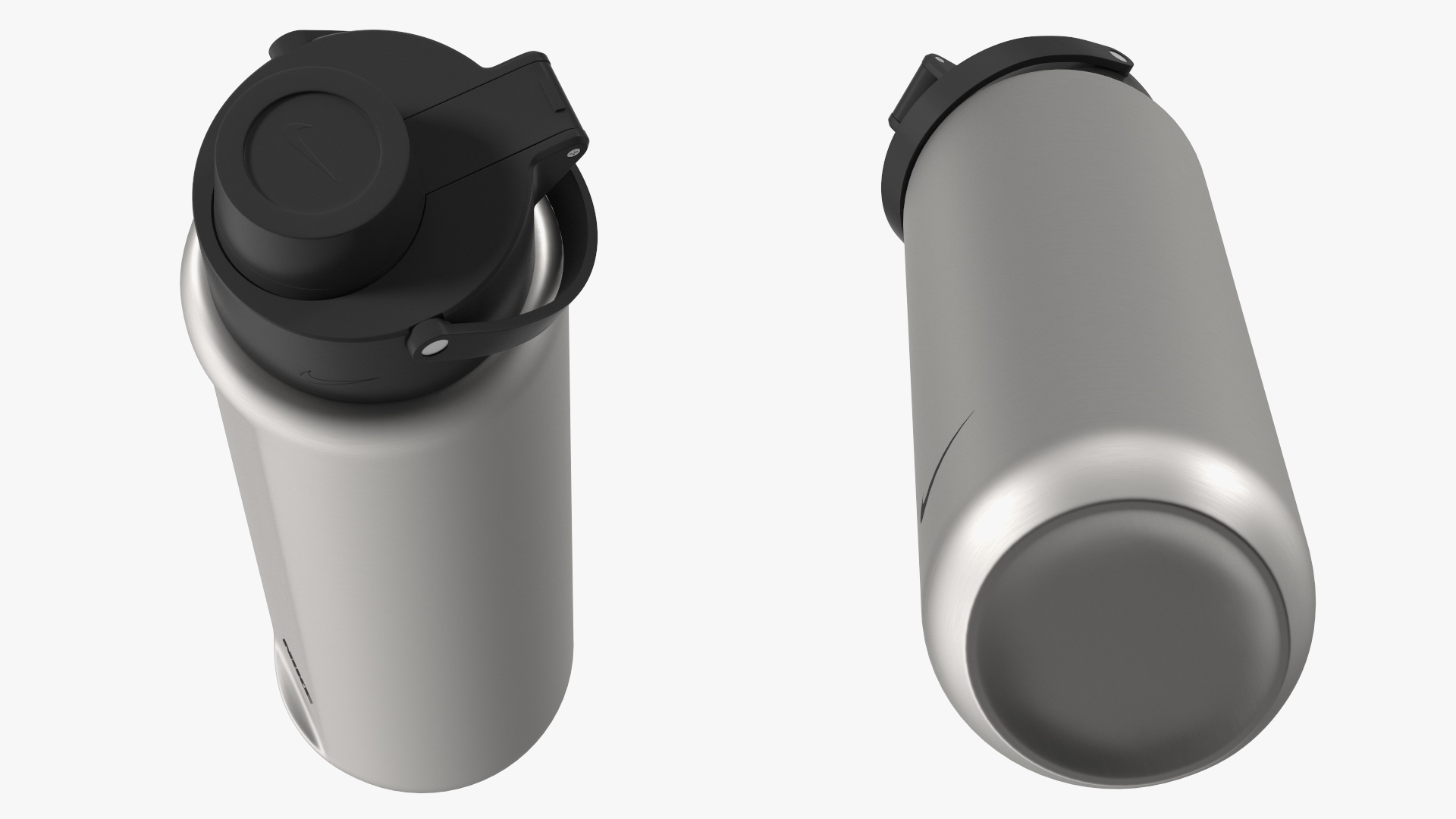 3D Nike Drinking Bottle Silver Close model