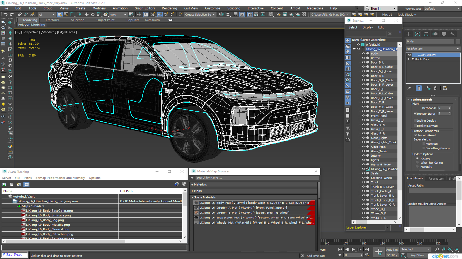 3D model LiXiang L6 Obsidian Black